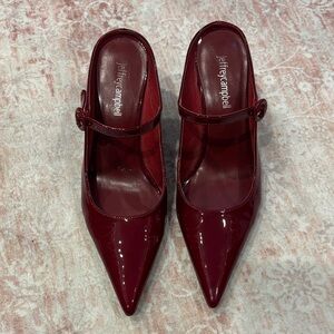 Jeffrey Campbell Burgundy Patent Heels